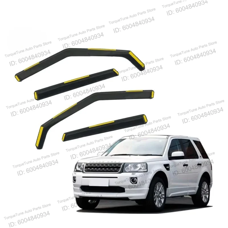 For Land Rover Freelander 2 2013-2015 In-Channel Side Wind Visor, Easy Install Durable Direct Fit Exterior Auto Parts