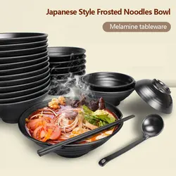 Melamine Beef Ramen Melamine Fruit Salad Fast Food Tableware Japanese Style Frosted Noodles Bowl Dinnerware Kitchen Accessories