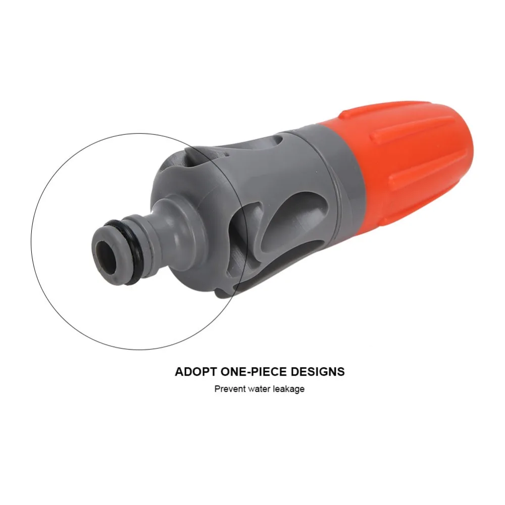 ABS + TPR Garden Hose Nozzle Ergonomic Handle Anti-Slip Hose Connector Kit 1/2 inch quick connector adjustable