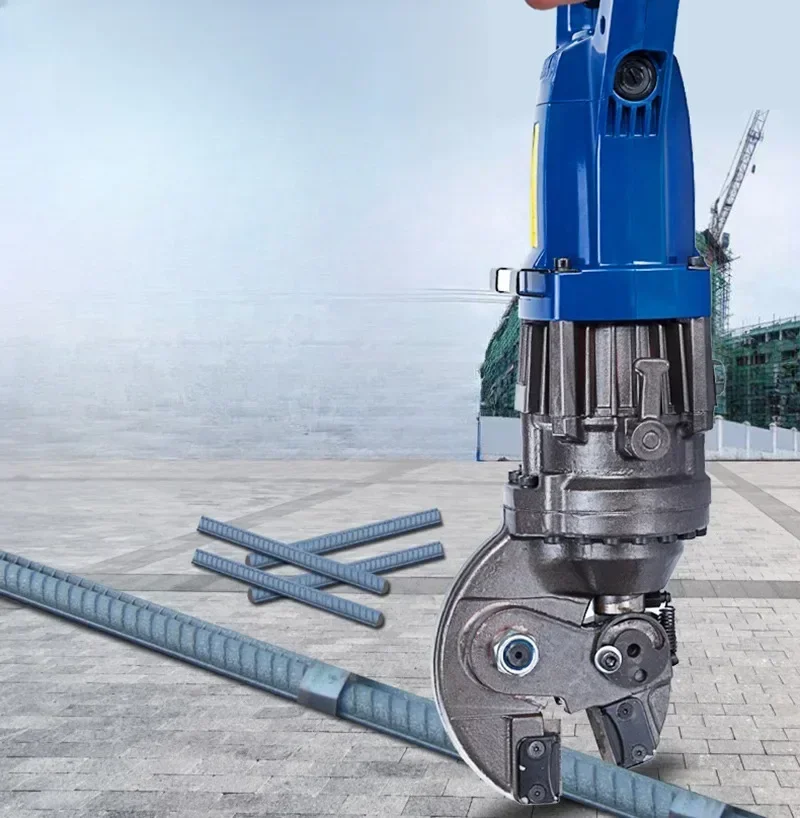 

Portable Electric Hydraulic Steel Bar Scissors Reinforcing Steel Cutting Machine Rebar Cutter Electric Steel Rebar Cutter 4-18mm