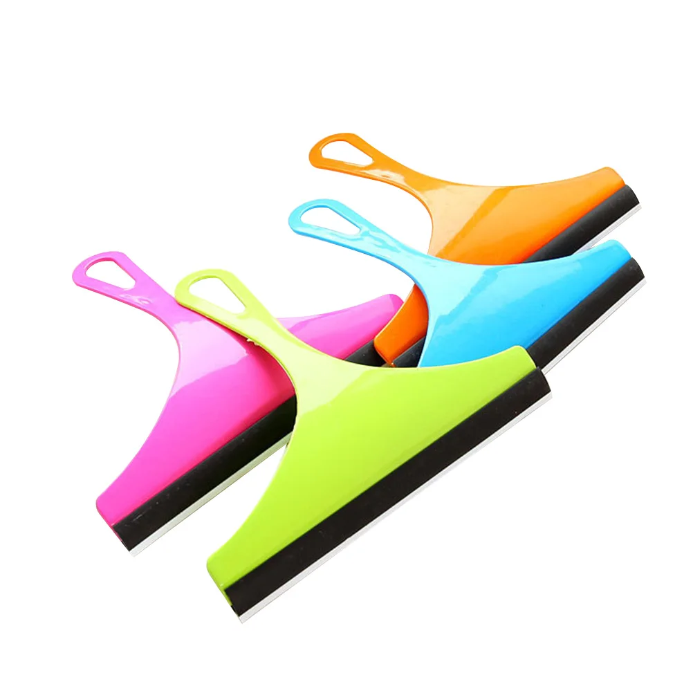 

Color Handle Glass Scratching Creative Arc Bathroom Floor Tile Windshield Wiper Window Glass Wiper(Color Randomization)