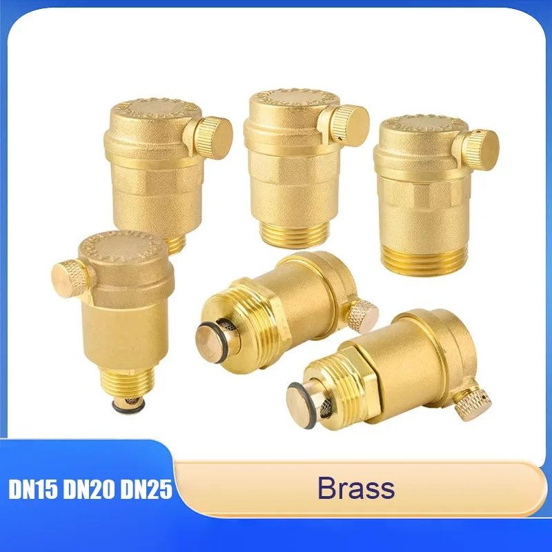 

Brass Automatic Air Release Valve 4-inch, 6-inch, 1-inch Air Release Valve for Air Conditioning and Water Pipes DN15, DN20, DN25