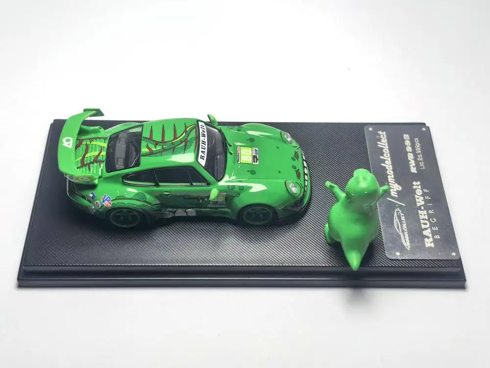 予約注文-モデルコレクト-1-64-rwb993-ハイウィング-ロキシーグリーン-ダイキャストモデルカー