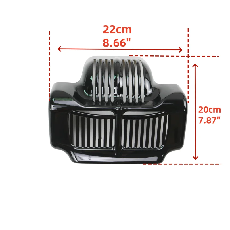 غطاء مبرد الزيت للدراجات النارية لدراجة Harley Touring Street Electra Glide Road King FLHX FLTR FLHT 2011-2016