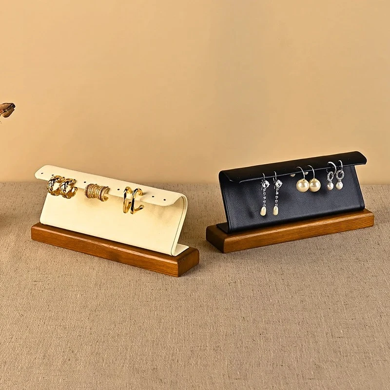 

For Oirlv Wooden Earring Display Stand Jewelry Showcase Display Holder Earring Organizer Stand for Selling Earring Jewelry Organ