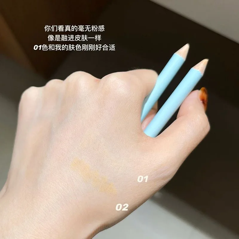 Timage Concealer-Stift, Concealer mit hoher Deckkraft, aufhellend, wasserdicht, schweißfest, langlebig, natürlicher Präzisions-Concealer-Stift
