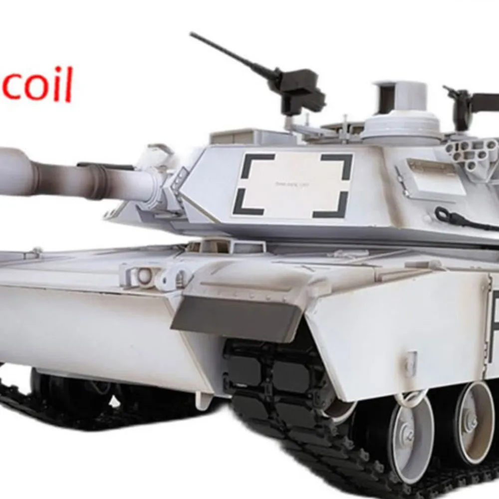 

1:16 Henglong RC Tank M1A2 Abrams 3918 TK7.0 Модели с беспроводным управлением Vechiels Barrel Recoil BB ИК Стальная коробка передач Металлические колеса