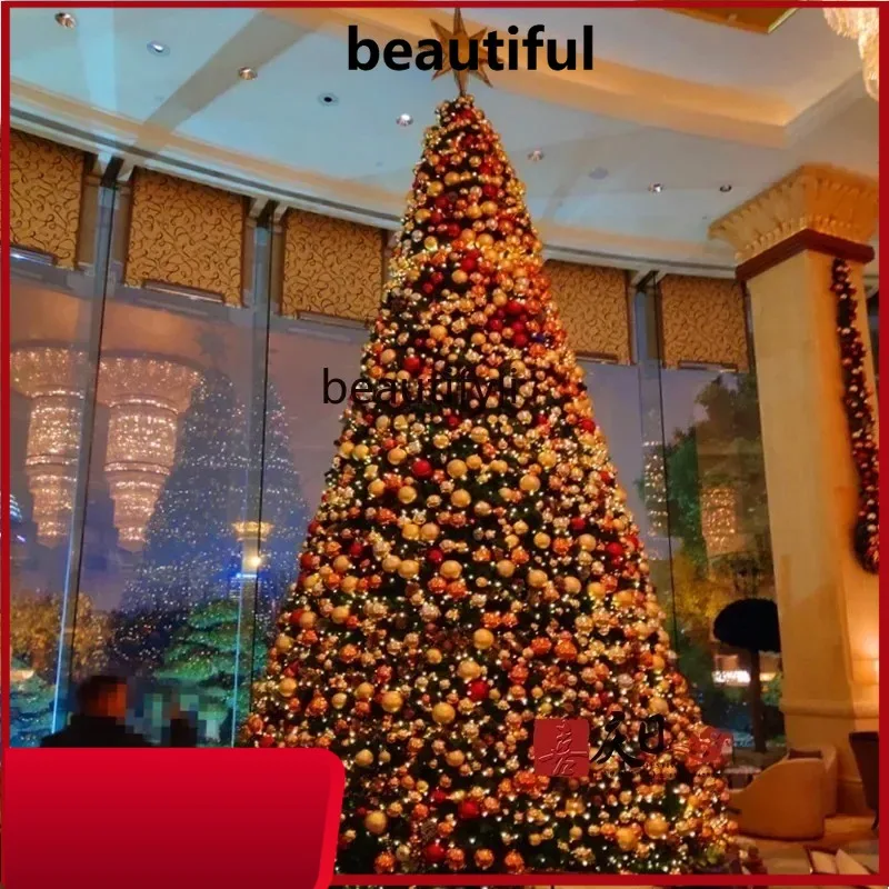 

Large shopping mall indoor frame Christmas tree set 3-6 meters outdoor scene decoration H