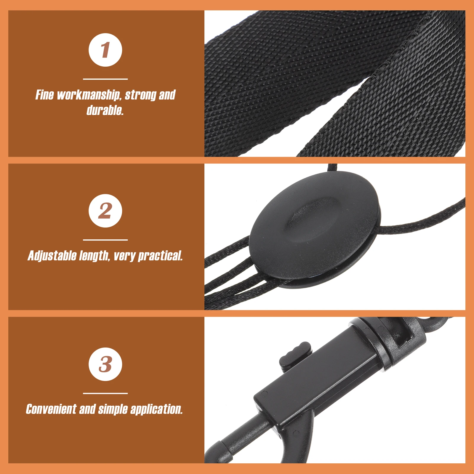

Saxophone Shoulder Strap Instrument Accessories Lanyard for Cloth Neck Straps Student