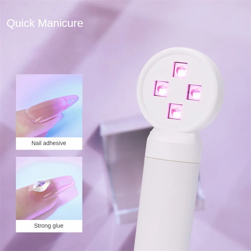 Handheld Nail Lamp Dryer Mini UV LED Gel Polish Curing Machine Portabilit Cabin Single Finger Flashlight Lamp Nail Art Equipment