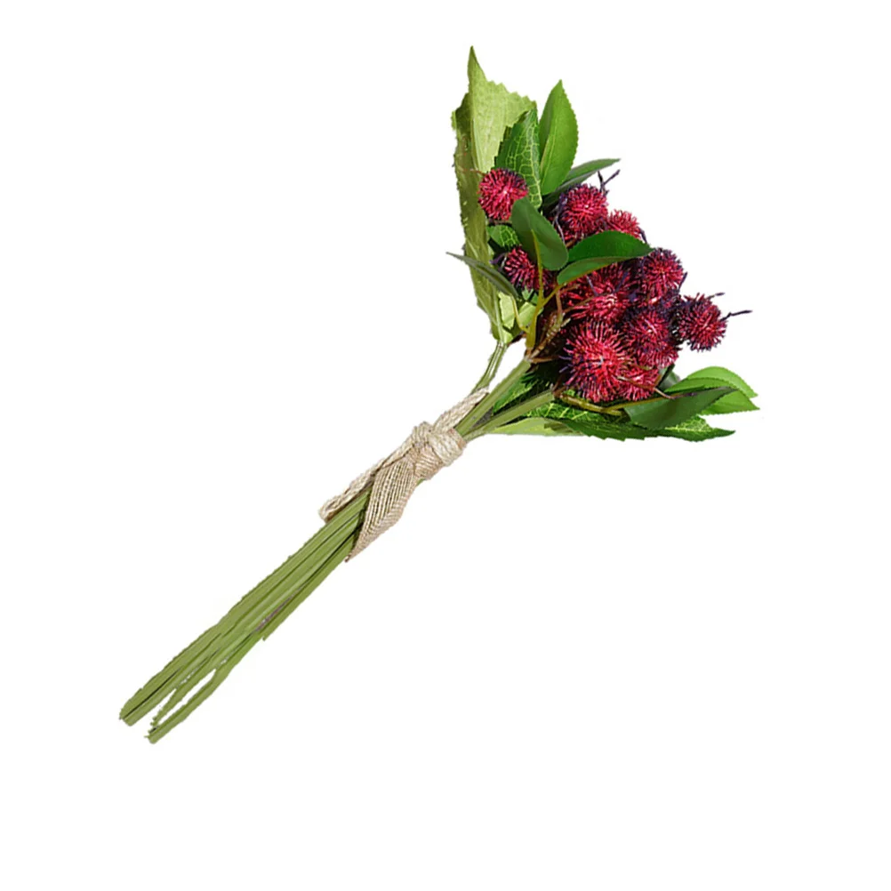 

Stimulation Chestnut Artificial Short Branch Flower Ornaments Christmas Tree Wreaths Centerpieces Arrangements Holiday