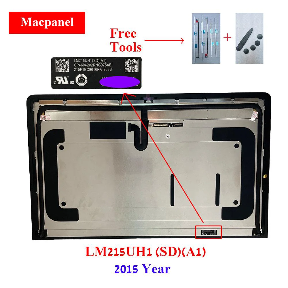 21.5\'\' A1418 4K New LM215UH1 SDA1 SDB1 SDC1 LCD Retina Screen with Glass assembly For iMac A1418 2015 2017 Year