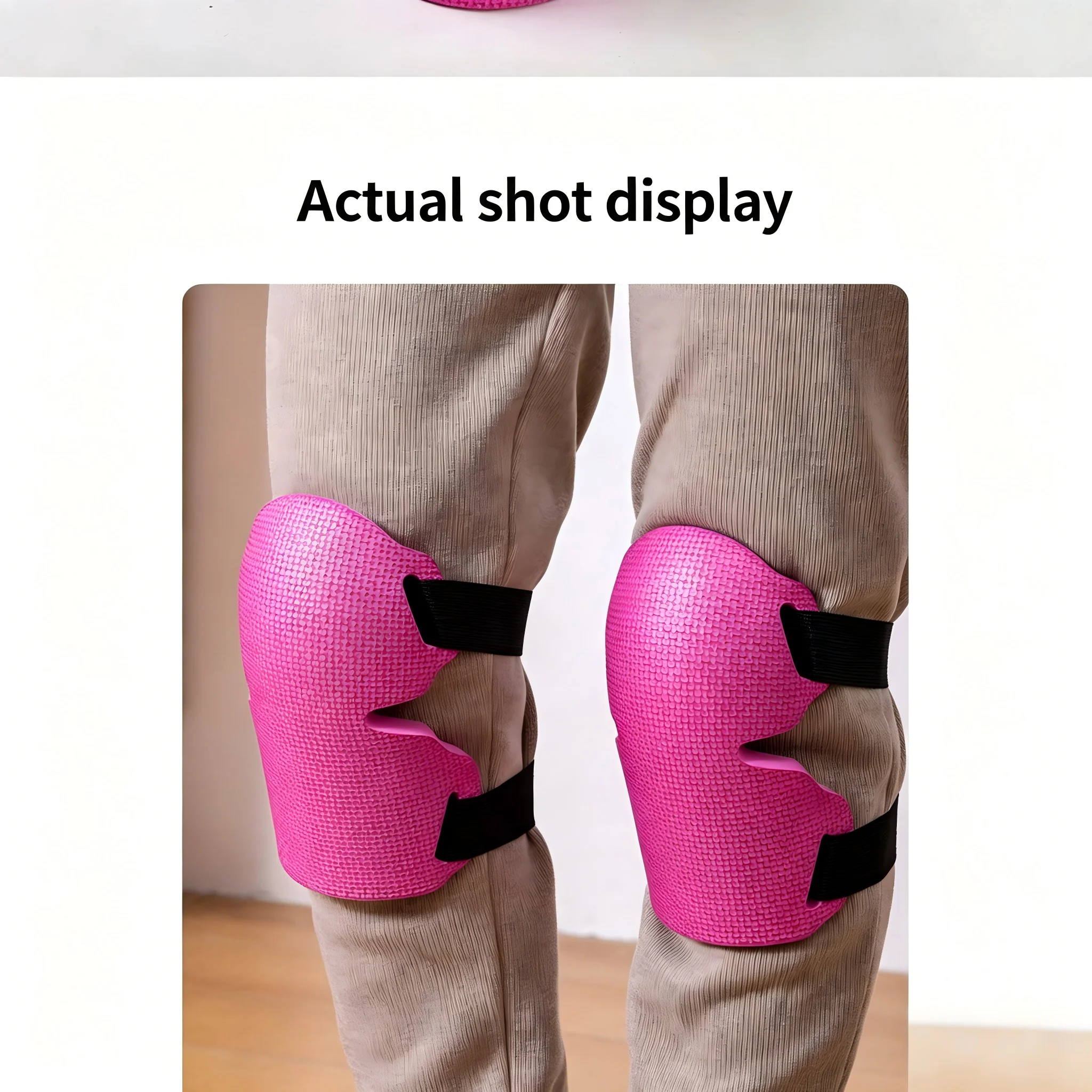 Extra Thick Foam Gardening Knee Pads for Women Men, Heavy Duty Knee Protectors with Adjustable Straps for Roofing Floor Work image 4