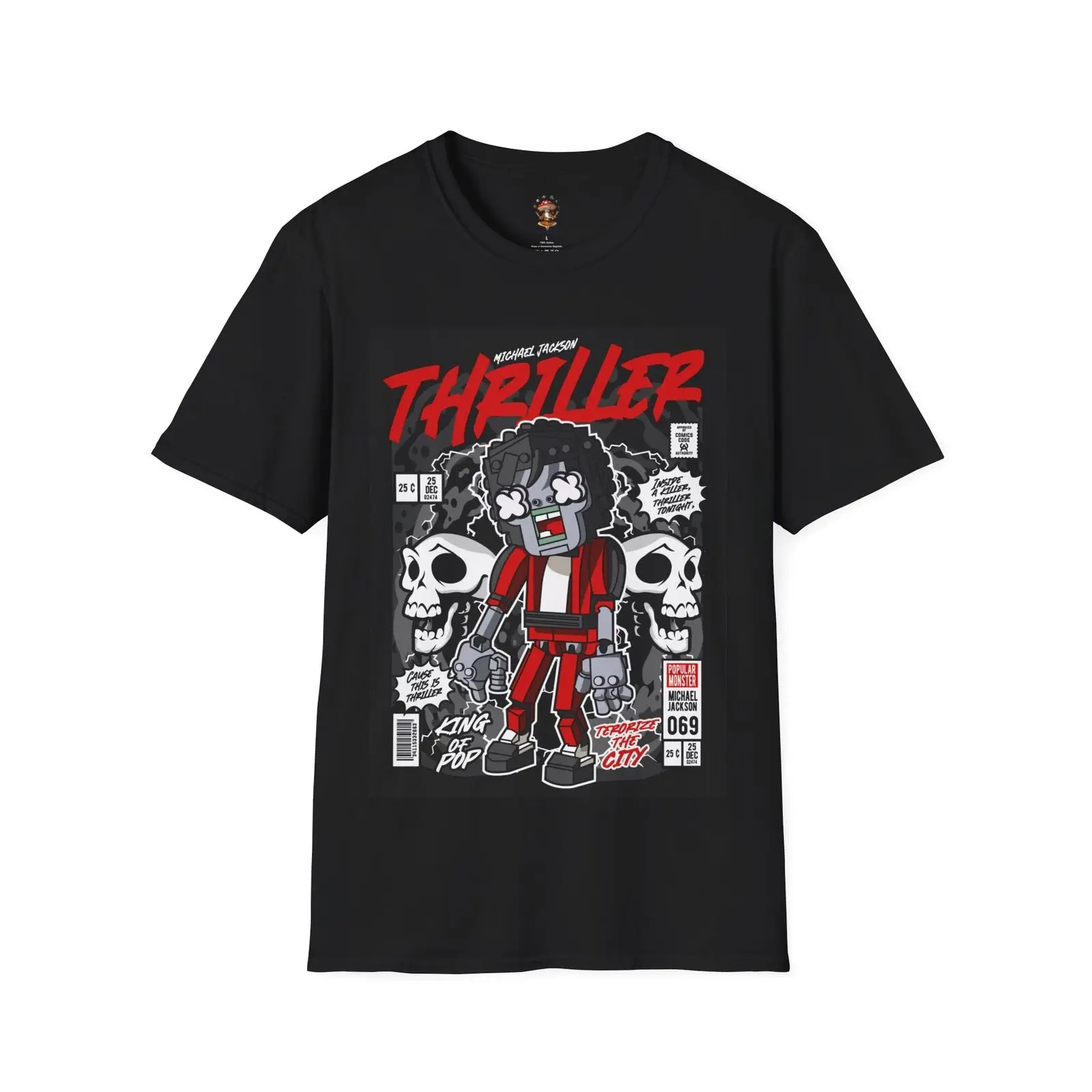 Funny T-Shirt Retro Funko Pop Style Thriller Music Video Lovers Gift