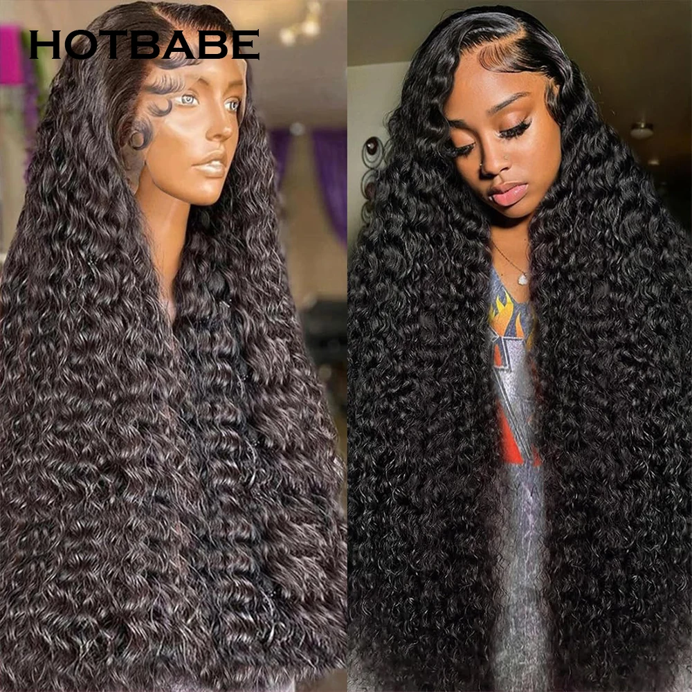 

250 Density Glueless Wig Human Hair Water Wave 13x6 HD Lace Frontal Wig Ready To Wear Preplucked Deep Wave 13x4 Lace Front Wigs