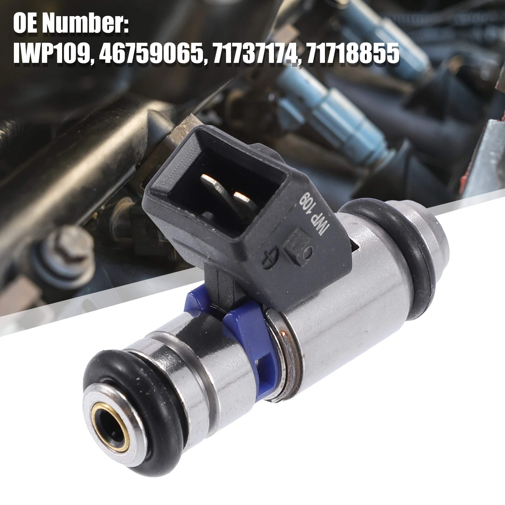 

UXCELL 4 шт. IWP109 46759065 Топливная форсунка для Fiat Brava Doblo Marea Multipla Palio 1,6