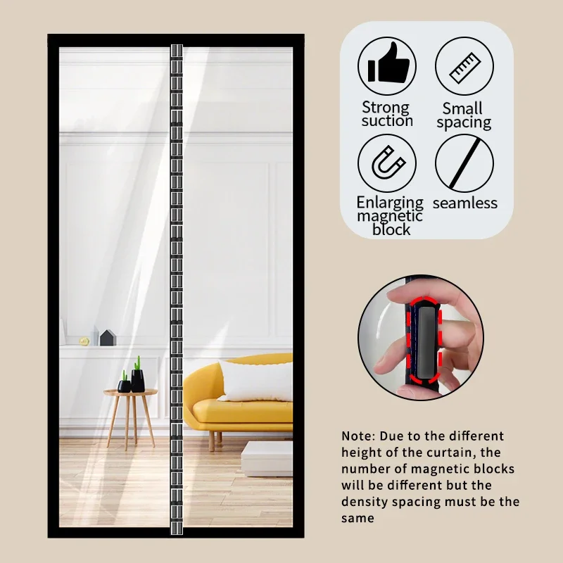 Air Conditioning Door Curtains for Winter Windproof, Warm and Transparent Household Kitchen Plastic Partition Curtains