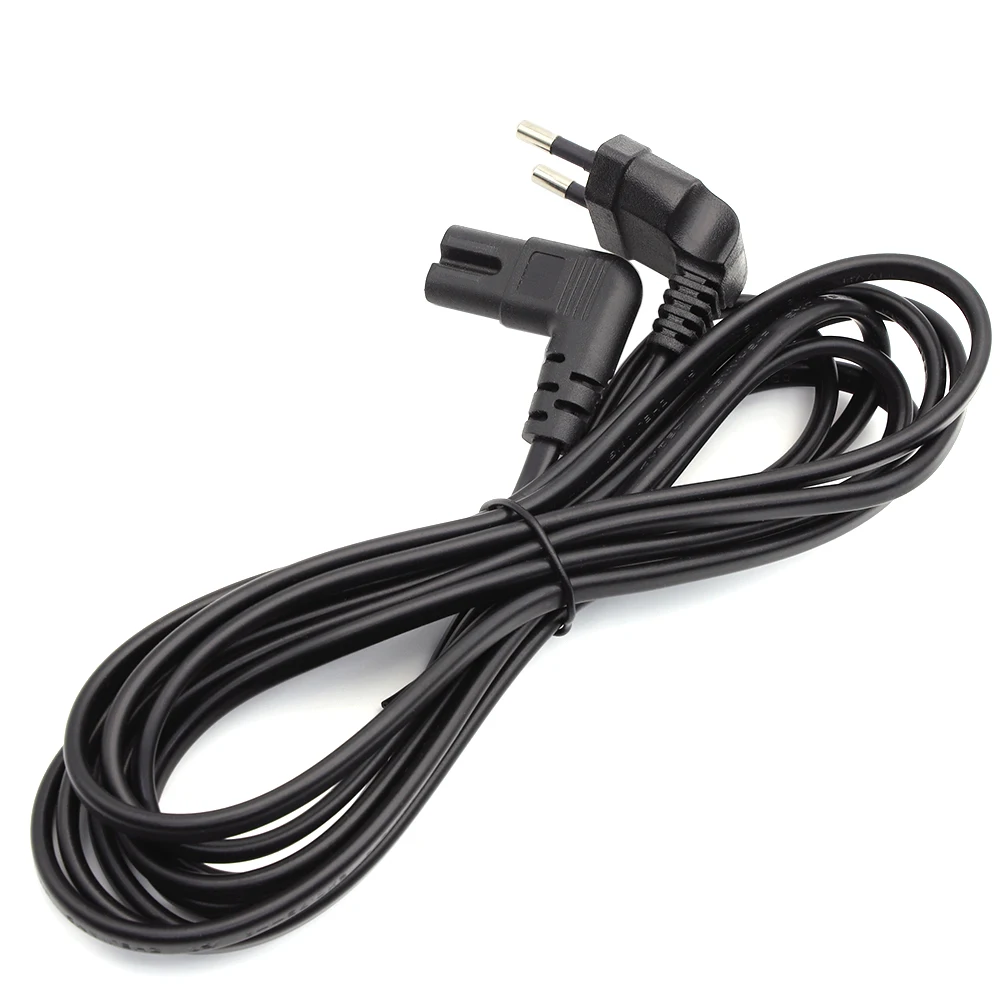 

3M C7 90 Degree Angle AC Power Cord for Samsung Philips Sony LED TV EU Schuko CEE7/16 to IEC C7 Power Adapter Cable VDE Cord