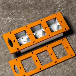 Electrician 86 Type Wire Box Switches and Sockets Open Hole Position Tools Hole Opening Tool Socket Slotting Template