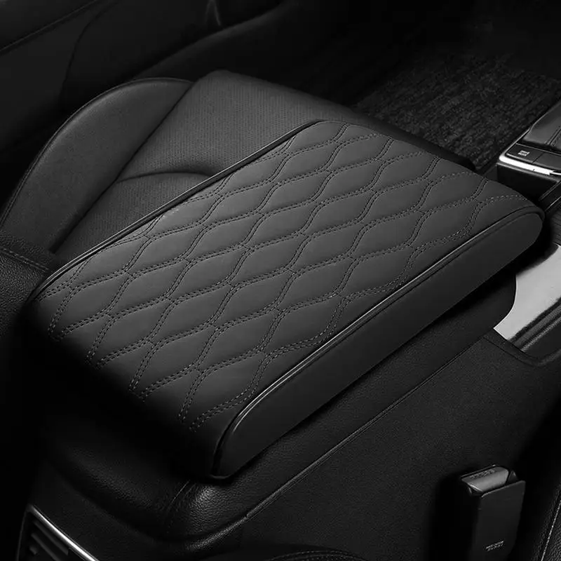 Car Center Console Pad Thick Armrest Cushion Center Console Pad For Car Elastic Band Fixing Elbow Rest Cushion Comfortable For