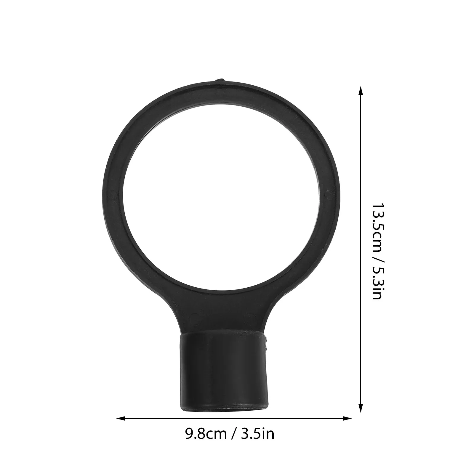 6Pcs Traffic Safety Cones Connector All Weather PVC Flexible Ring for Driveway Lot Construction Site Hazard