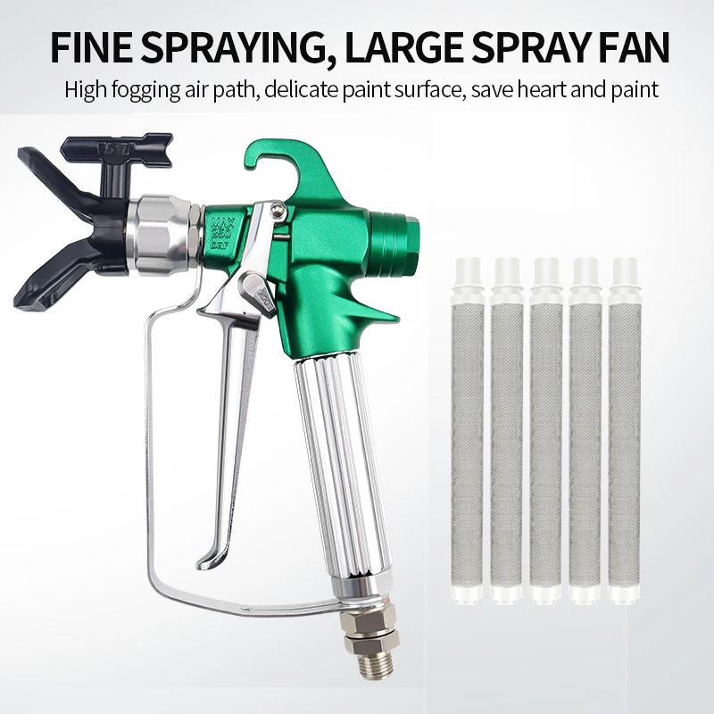 Airless Paint Spray Gun, High Pressure 3600PSI, Professional Sprayer Tool for Home Renovation, Wall & Floor Painting