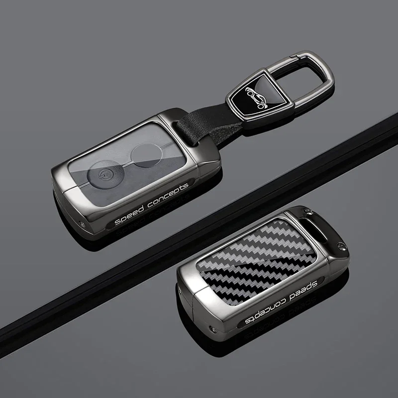 Suitable Zinc Alloy Carbon Fiber Motorcycle Car Key Case Cover For Yamaha Nmax NVX NVX155 XMAX XMAX300 QBIX AEROX JAUNS Accessor