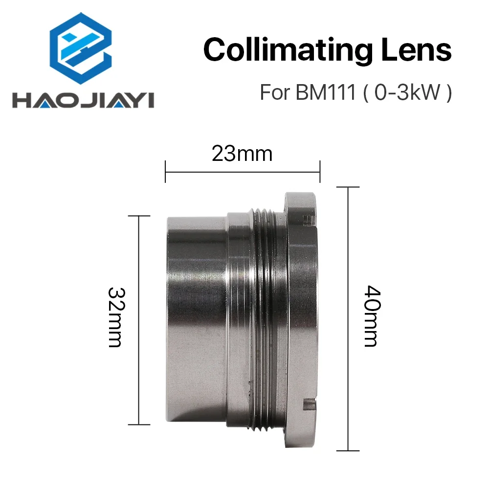 Lente de colimación y enfoque BM111 0-3kW, D30, F100, f125 mm, soporte de lente para Raytools, cabezal de corte láser BM111