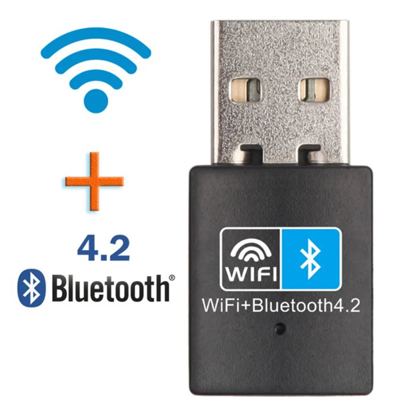 

150Mbps WiFi Bluetooth-compatible Wireless Adapter USB Adapter 2.4G V4.0 Dongle Network Card RTL8723BU For Desktop Laptop PC