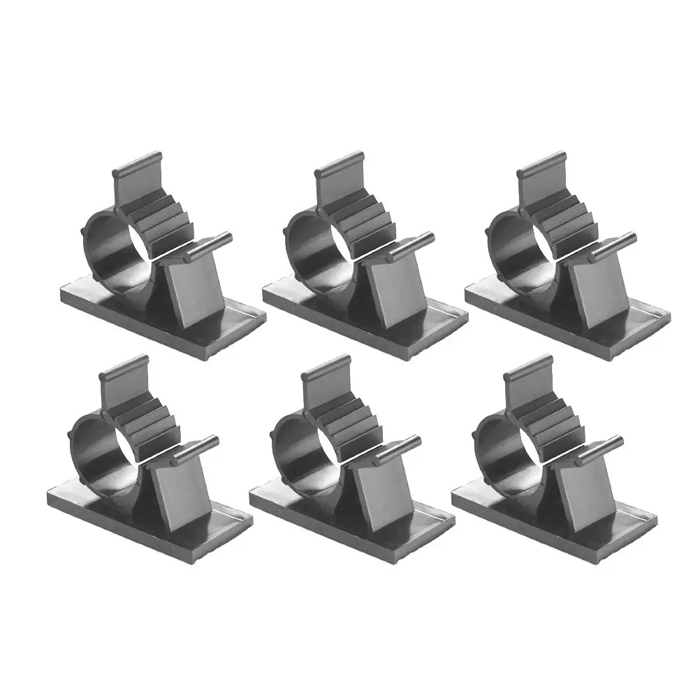 20Pcs Adjustable Wire Holder Clips Made of Pa66 Heavy Duty Adhesive Mounting Fastener for Home Office Factory Indoor Outdoor Use