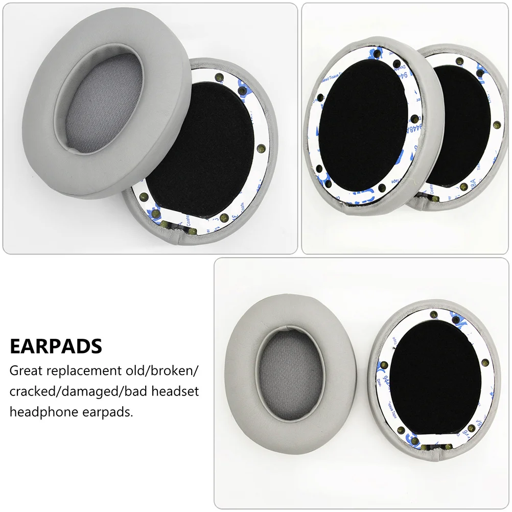 

1 Pair Headphone Ear Pads Replacement Soft Comfortable Noise Isolating Audio Earpads For Headset Cushion Ear Pads For