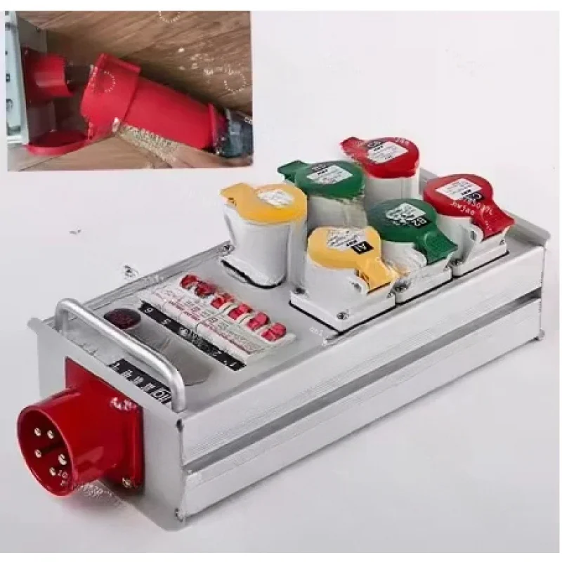 6-Way Small Electrical , 16A Socket , Fuge Portable Large LED Screen Power , Controller, Stage Distribution Box