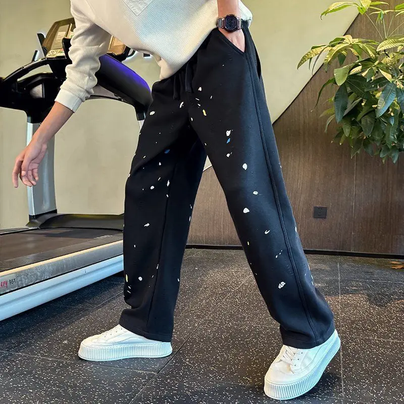 

New Arrival Men's Premium Loose Fit Straight Leg Sweatpants Spring Autumn Comfortable Casual Sports Pants​