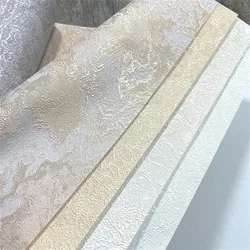 Non-adhesive Shimmer Heavyweight PVC Marble Wall Paper Metallic Deep Embossed Texture Wallpaper
