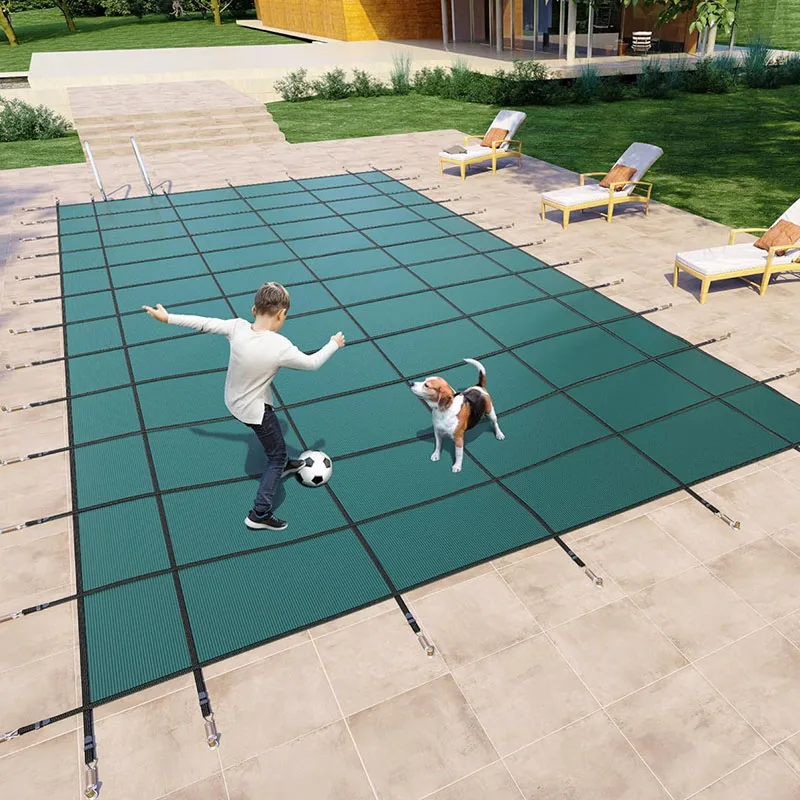 Mesh High Strength Solid Pool Cover for Swimming Pool Winter Safety Cover