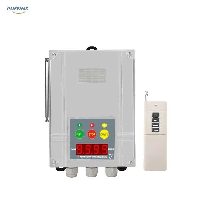 PUFFINS Forward And Reverse Switch Series Wireless Remote Controller For Greenhouse With Timer AC 380V