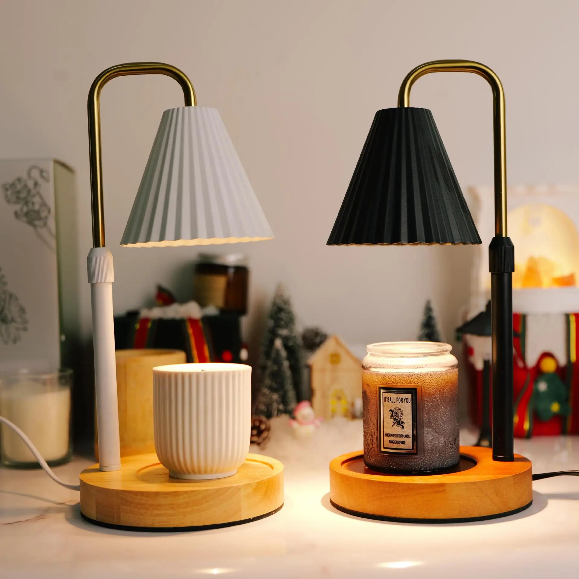 

Practical Exquisite Metal Aromatherapy Lamp Elegant Simple Hot Selling Electric Wax Melting Candle Warmer Modern Design