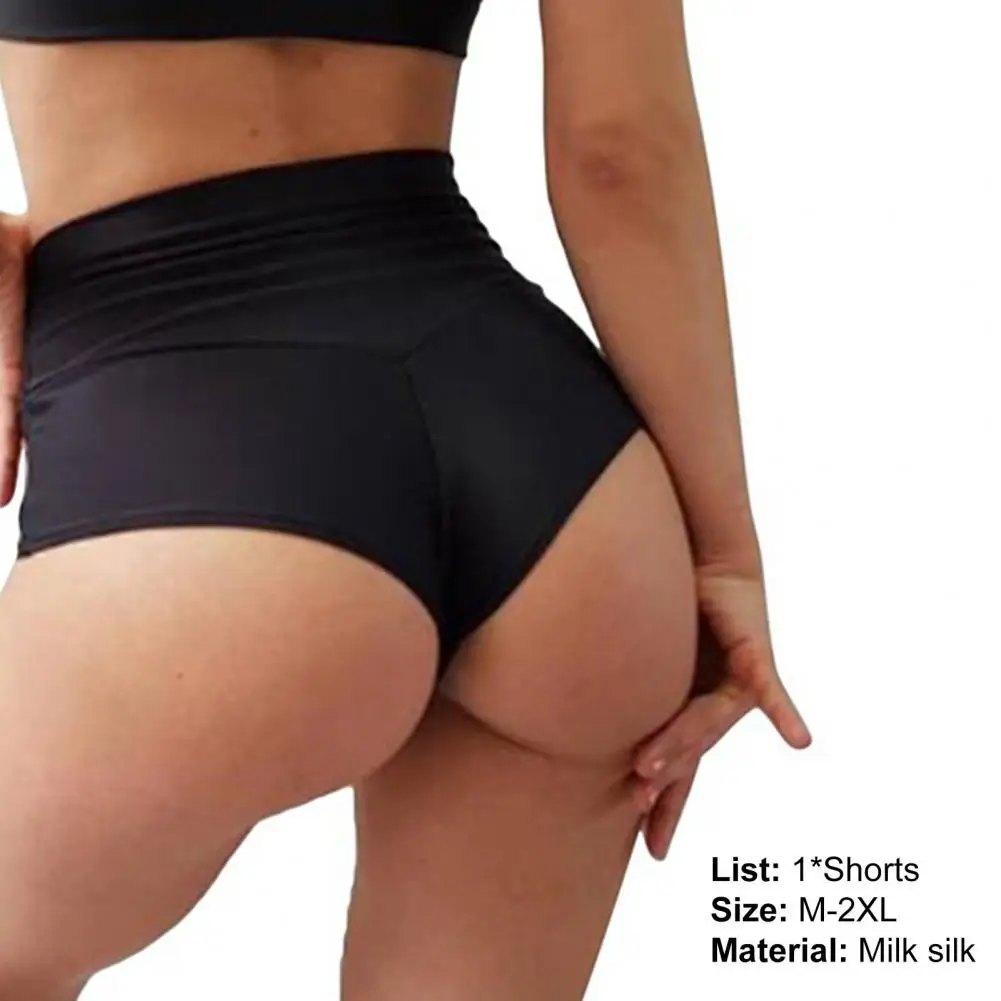 Woman Shorts Stretchy Breathable Cool Solid Color Booty Shorts for Dancing Summer Workout Fitness Shorts Female Clothing