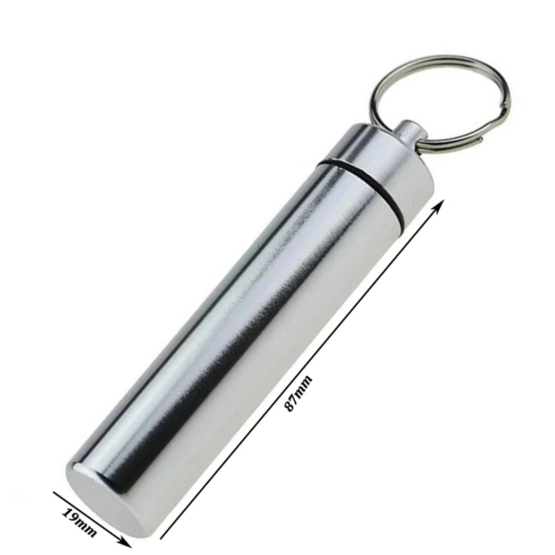 1 Piece Aluminum Alloy Portable Rustproof Stand For Toothpick Outdoor Household Travel Seal Storage Container Box Holder Case
