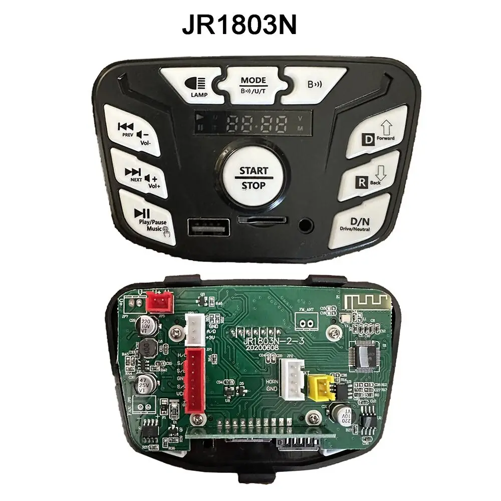 JR1927M 12V 24V 2.4G Bluetooth Multifunctional Central Control Panel Of Children's Electric   Ride On Car Replacement Parts