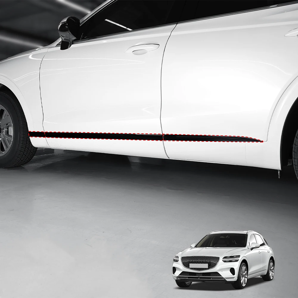 

6Pcs For Genesis GV70/Genesis GV70 PE 2022-2026 LHD/RHD ABS Car Body Side Panel Cover Trim Mouldings Exterior Parts