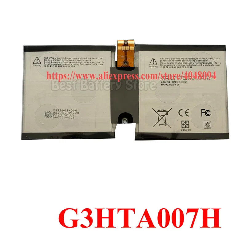 G3HTA007H G3HTA003H Battery For Microsoft Surface 3 1645 1657 Series Tablet PC 1ICP3/96/91-2