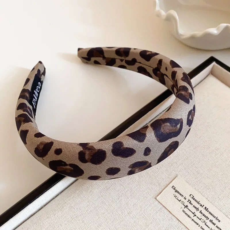 Seksowne wąż Leopard gumki do włosów Scrunchies nakrycie głowy Vintage ciemnobrązowy Vintage Leopard Dot elastyczna opaska do włosów kucyk zestaw uchwytów