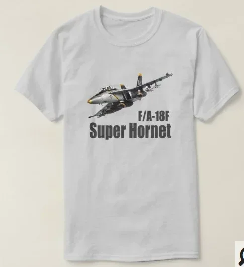 تي شيرت مقاتلة F/A-18F Super Hornet Carrier. الصيف القطن س الرقبة قصيرة الأكمام رجل تي شيرت جديد S-3XL