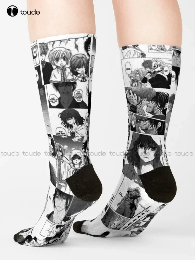 Akatsuki No Yona | Anime | Anime Collage Socks Hiking Socks Personalized Custom Unisex Adult Teen Youth Socks Custom Gift Funny