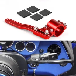 JDM Universal Aluminium Car Styling Adjustment Steering Wheel Turn Rod Extension Turn Signal Lever Position Up Kit