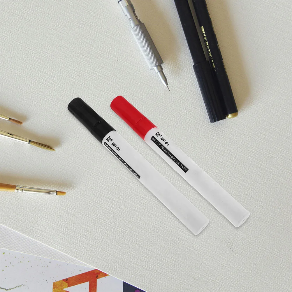 

3 Pcs Waterproof Paint Pen Marking Tools Diy Repairing Marker Oily Home Pens Pp Industrial Monument Painting