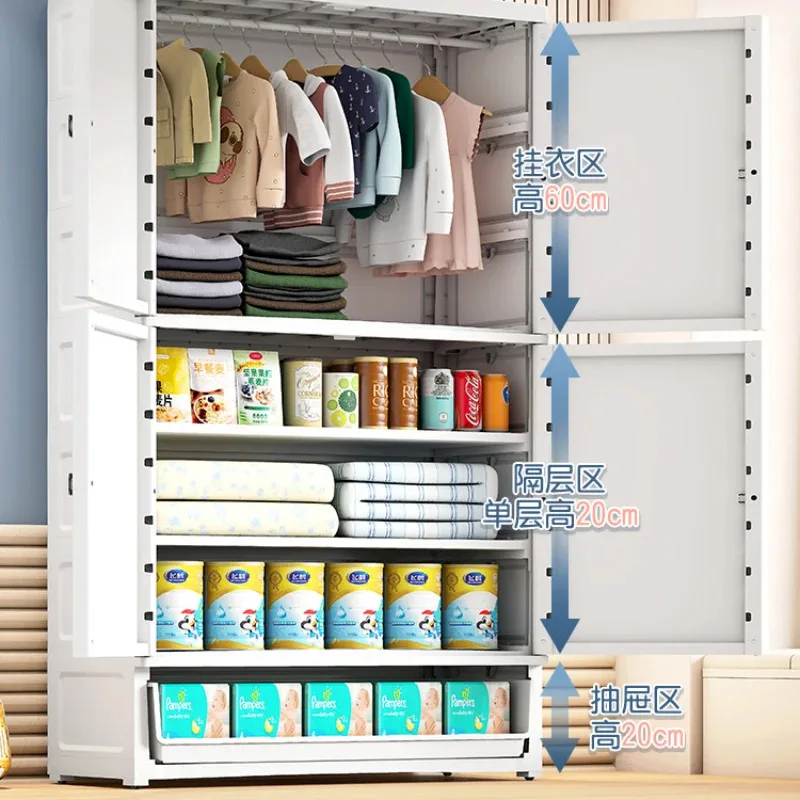 Armoire de proximité pour bébés, armoires pour enfants, cintres de rangement, organisateurs d'armoires pour enfants, meubles de chambre pour enfants, MR50CW