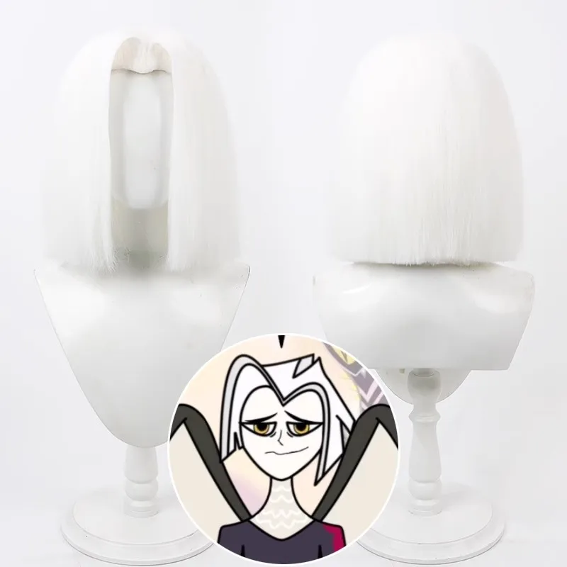 Anime Hazbin Lute Mask Angel Cosplay Costume Prop Hotel Fight Halloween Carnaval Party Color Anime Cosplay Prop Wig Shoes Prop