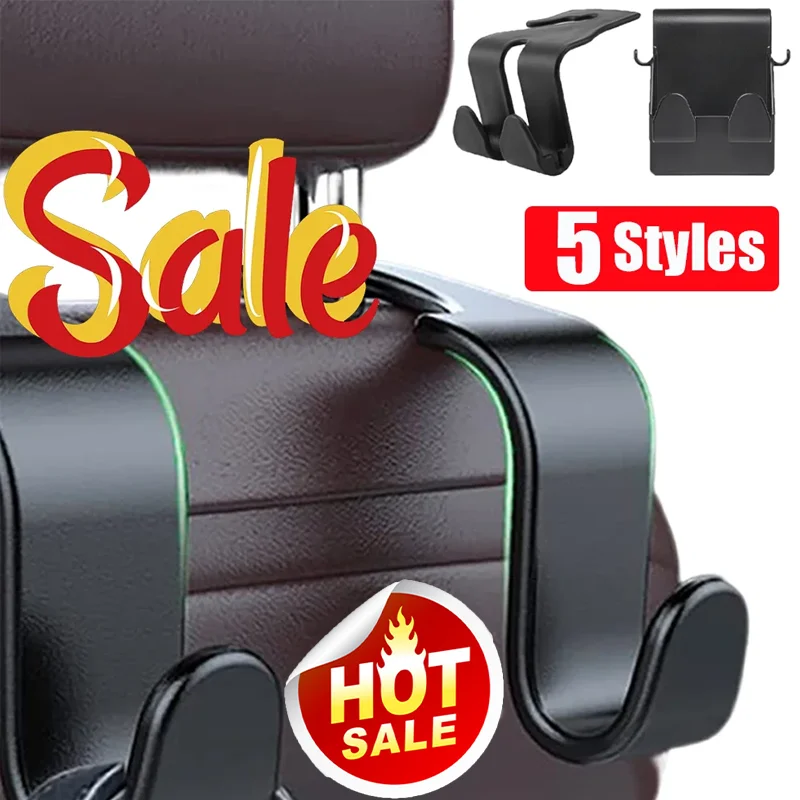

Car Seat Back Hook Various Styles Protable Hot-selling Cars Storages Phone Handbag Purse Clothes Hooks Auto Interior Accessories